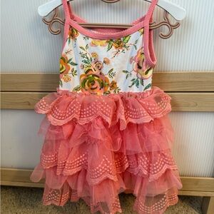Matilda Jane Pink and Yellow Floral Dress